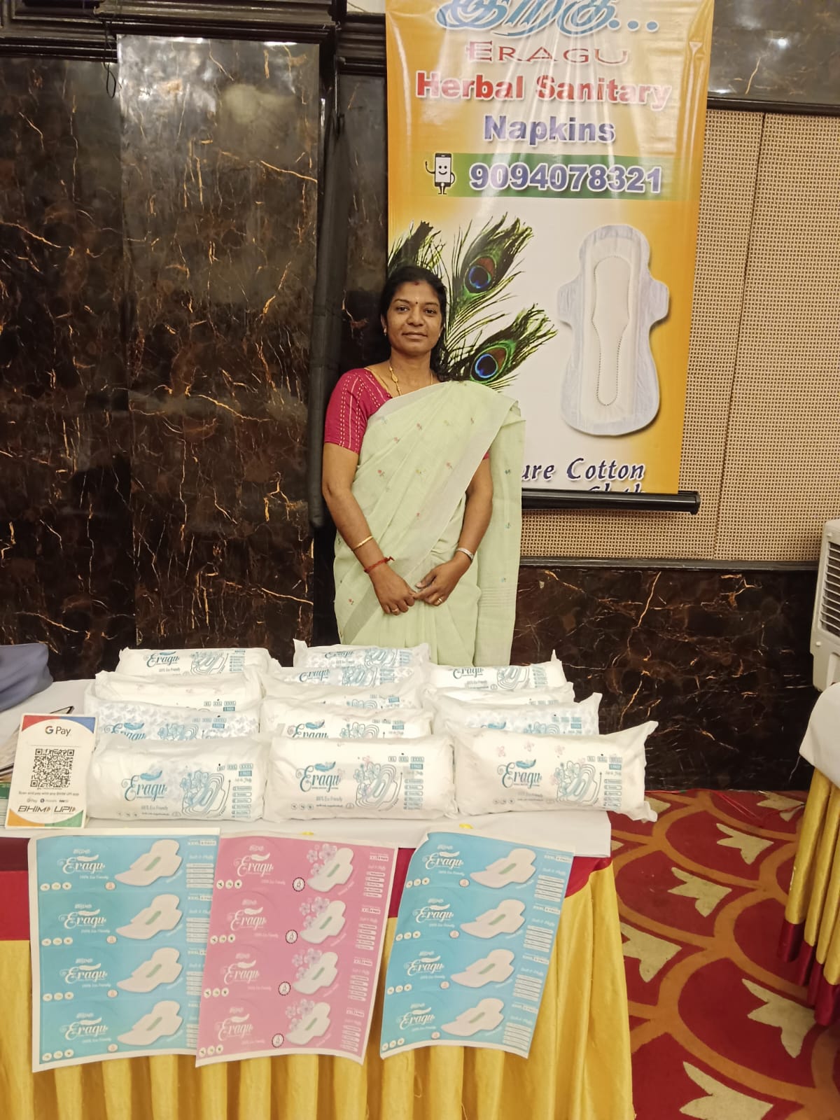 Eraagu exhibition counter