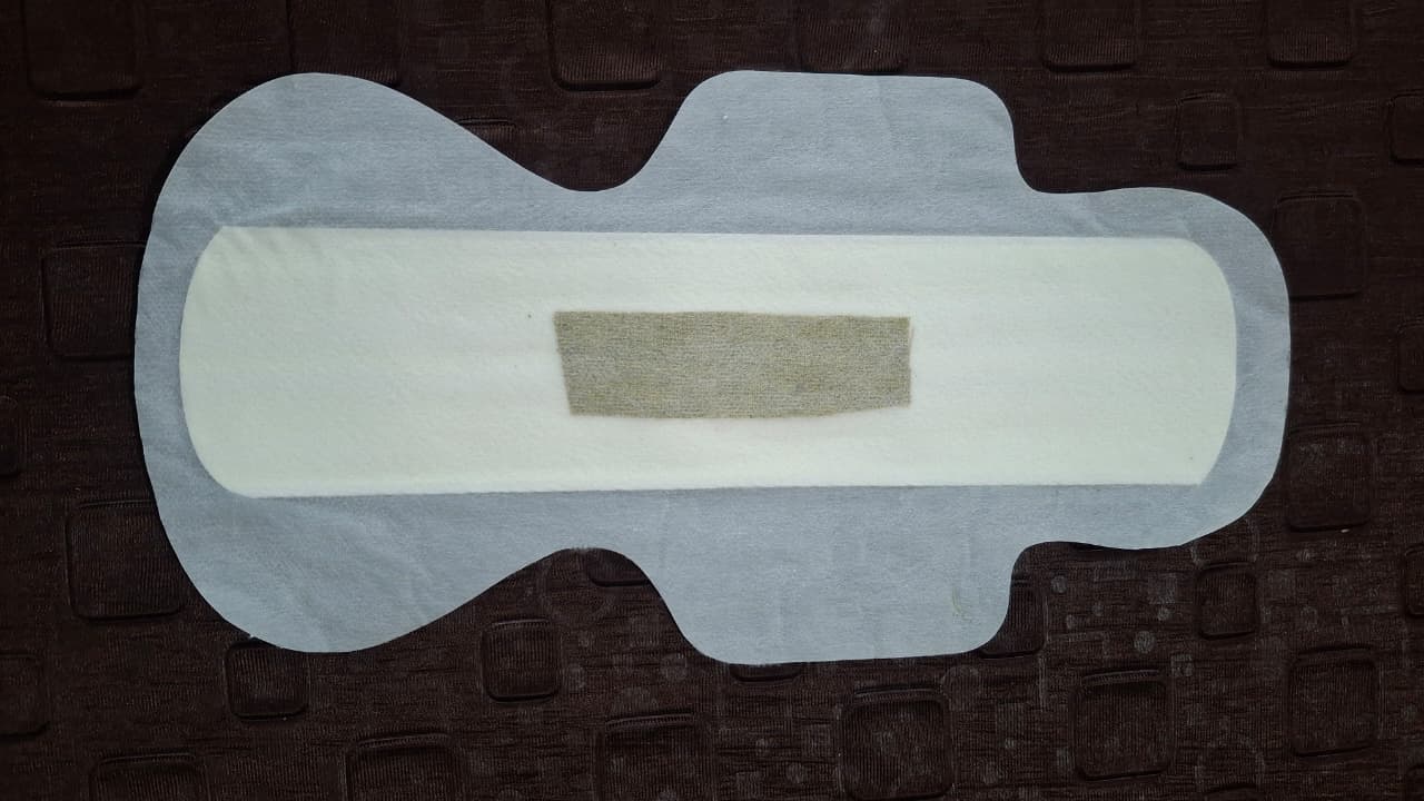 Eraagu herbal sanitary napkin close-up